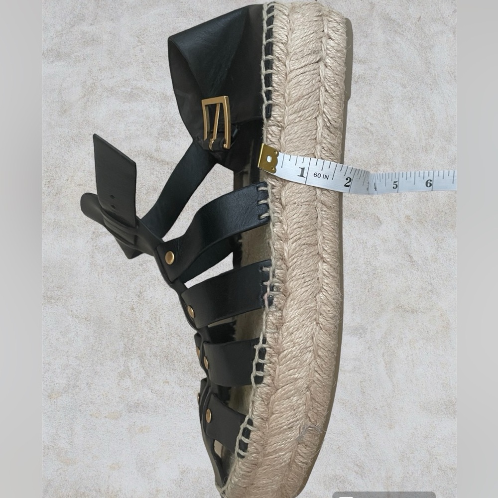 Tory Burch Fisherman Platform Espadrille Sandals - Picture 8 of 14